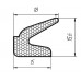 Профіль ущільнювача дверей УРАЛ 377-6107025-01 (РГ-165)